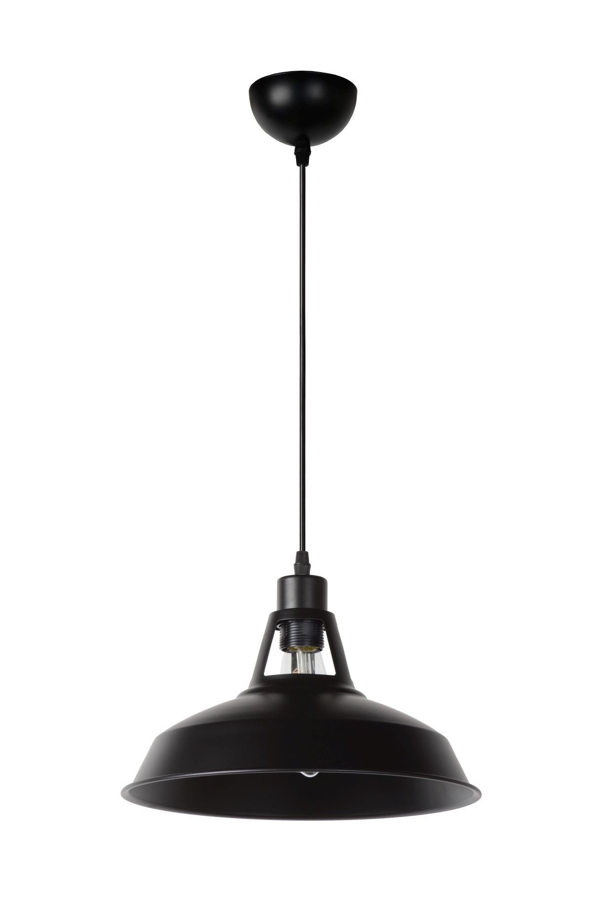 Lucide Brassy-Bis - Suspension - Ø 31 cm - Schwarz