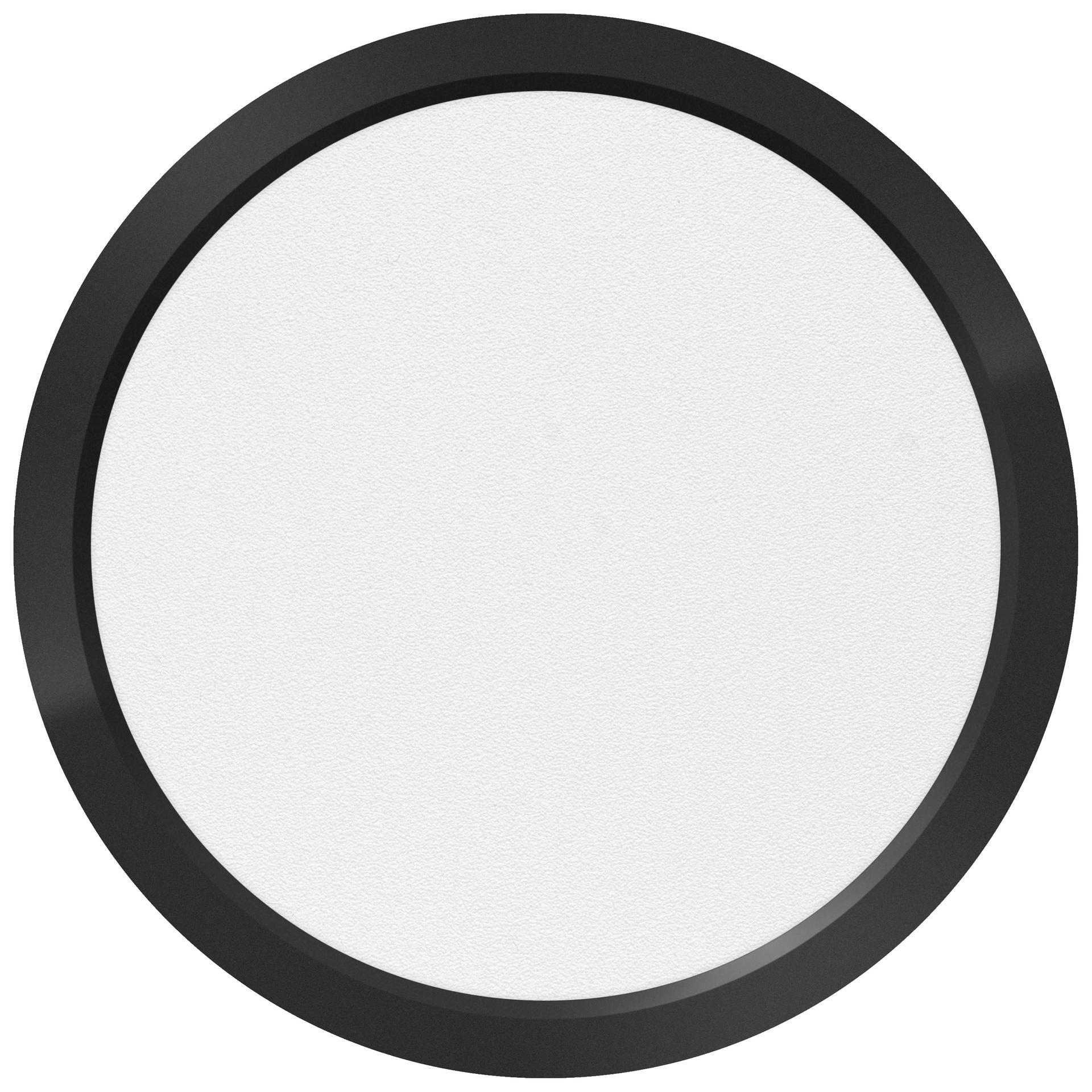 Eth Ruby - Deckenleuchte - Ø 23 X 2, 4 Cm - 3-stufig Dimmbare Led 30W Inkl. - IP44 - Schwarz