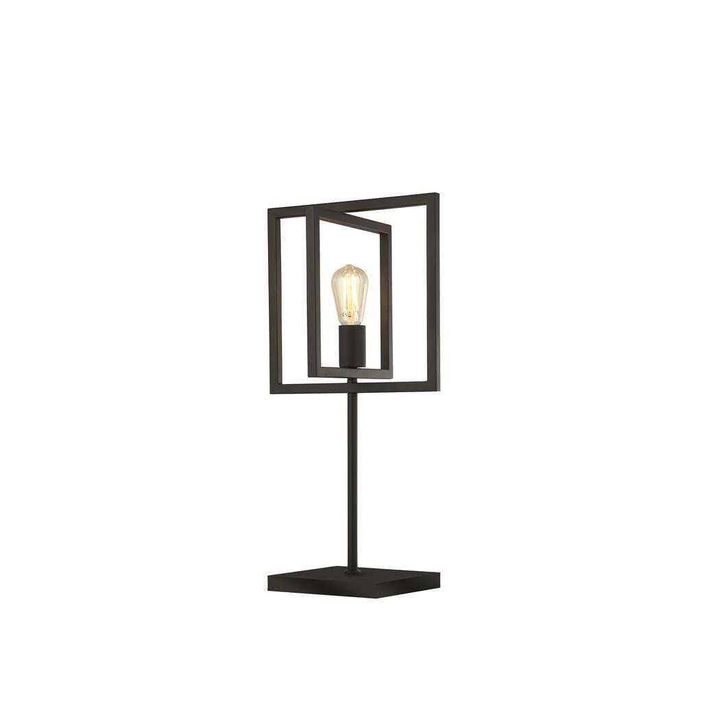 Searchlight Plaza - Tischleuchte - 30 X 25 X 61 Cm - Mattschwarz