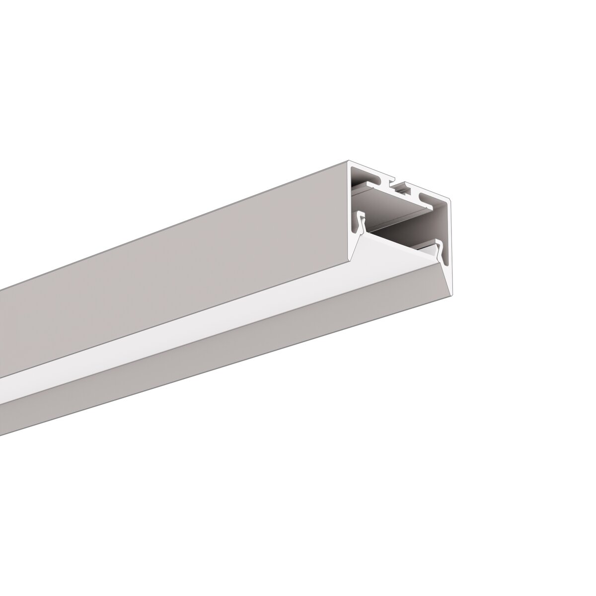 Klus Giza-ll-zmg - LED-Profil - 3,12 x 2,16 cm - silber eloxiert