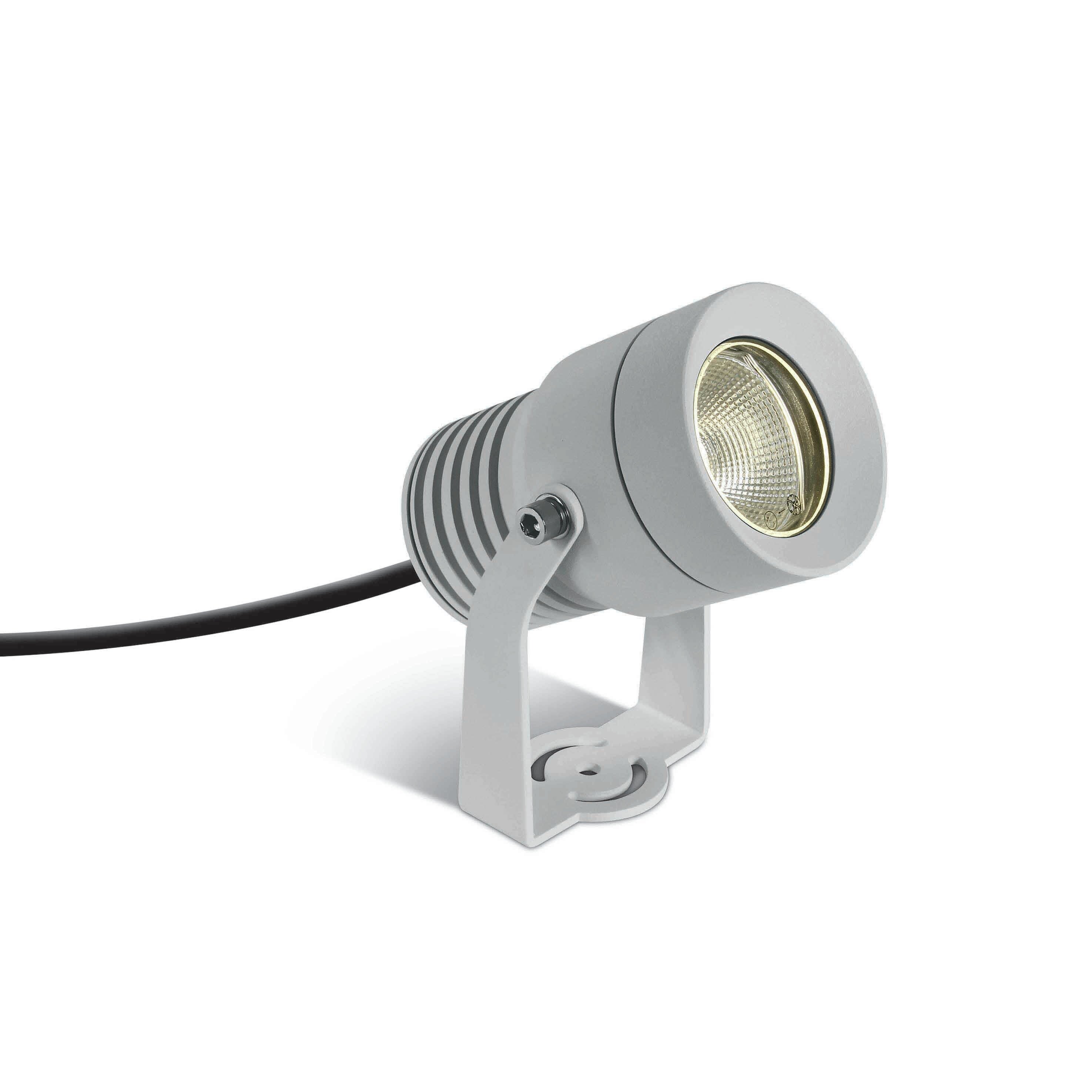 One Light Cob Garden Spots - Bodenspot Auf Erdspieß - Ø 7, 5 X 12, 5 Cm - 10W Led Inkl. - IP65 - Weiß