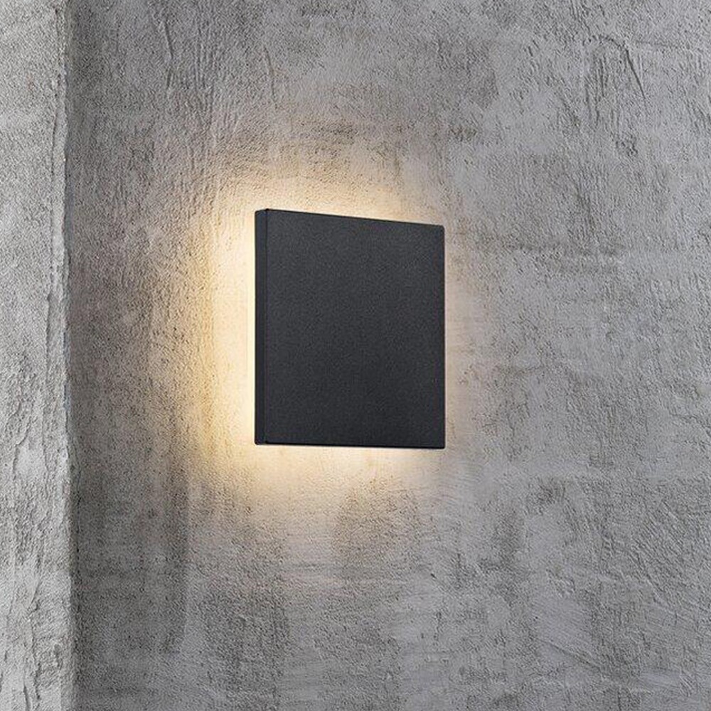 Nordlux Artego - Außenwandleuchte - 15 X 5 X 15 Cm - 8W Led Inkl. - IP54 - Schwarz