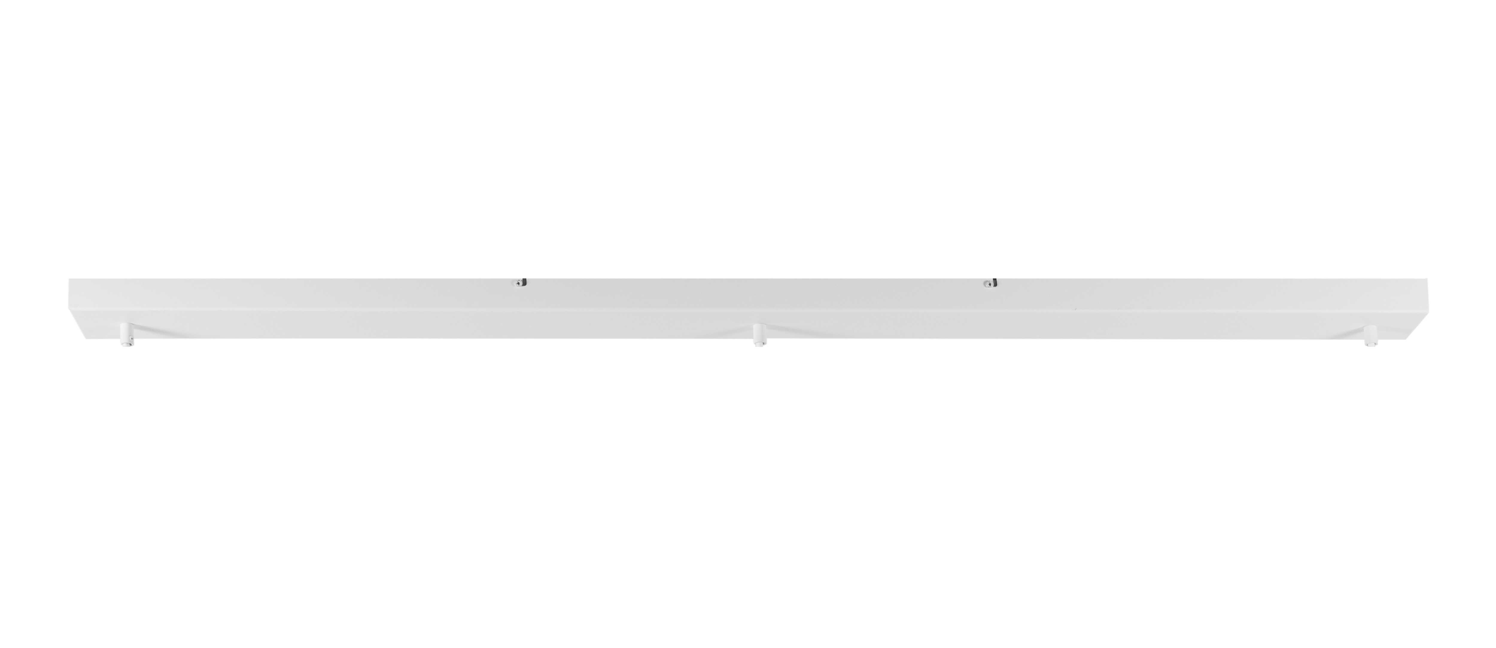 Perluci - Deckenplatte für 3 Lichtpunkte - 140 x 9 x 3,5 cm - weiß