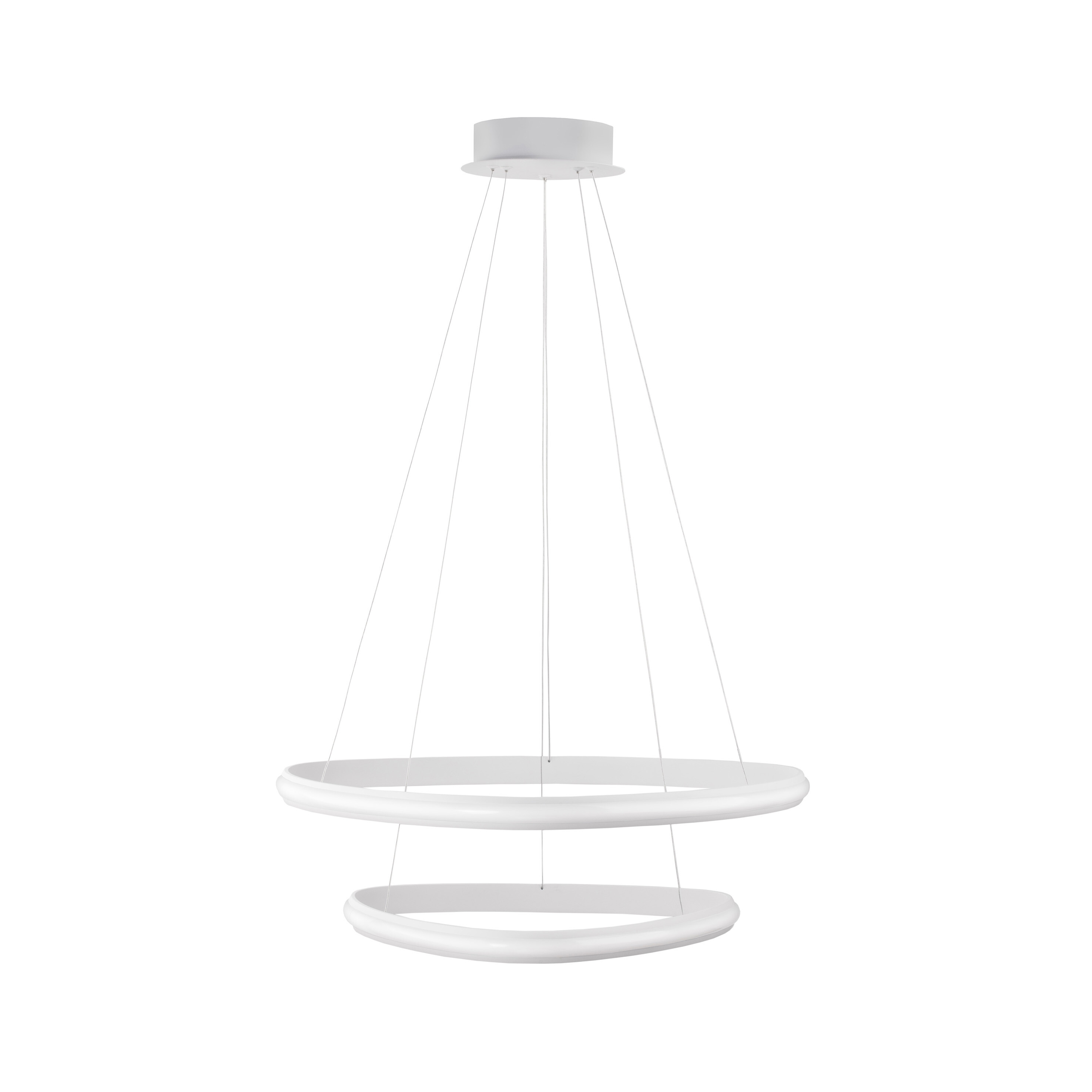Nova Luce Aries - Pendelleuchte - Ø 59 X 120 Cm - 48W Dimmbare Led Inkl - Sandweiß