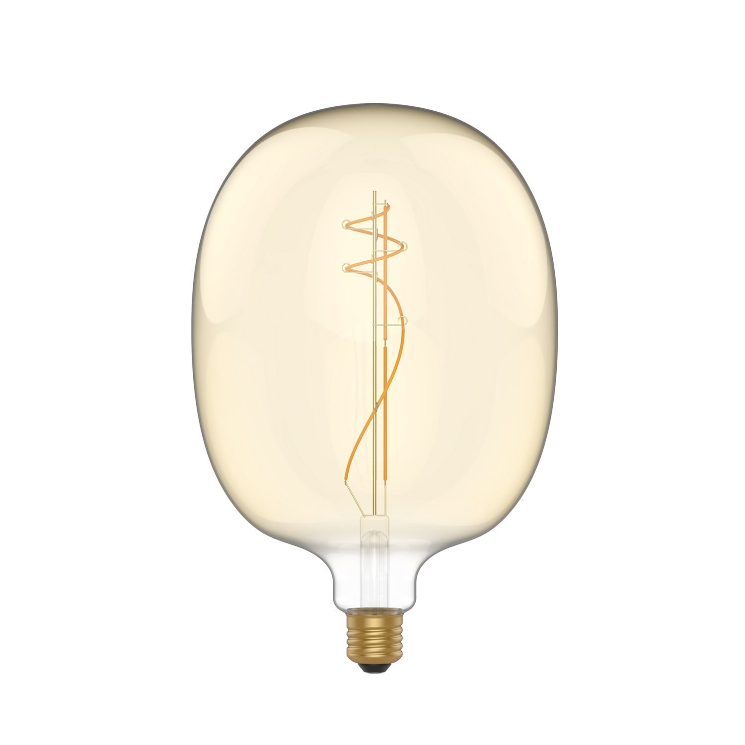 Daylight Italia LED-Lampe Ellipse - Ø 17 x 26,4 cm - E27 - 8,5W dimmbar - 2200K - amber