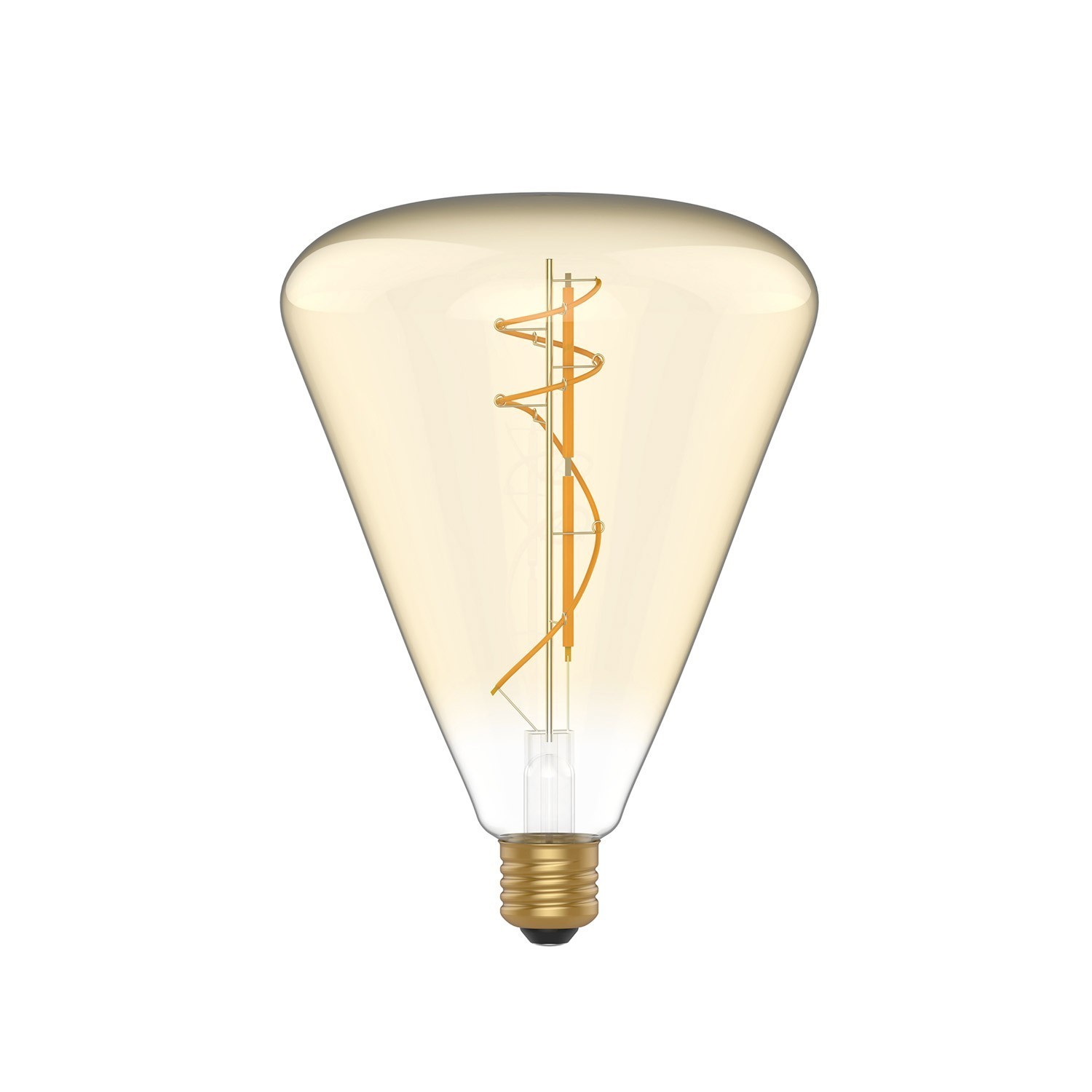 Daylight Italia LED-Lampe Cone - Ø 14 x 20 cm - E27 - 8,5W dimmbar - 2200K - amber