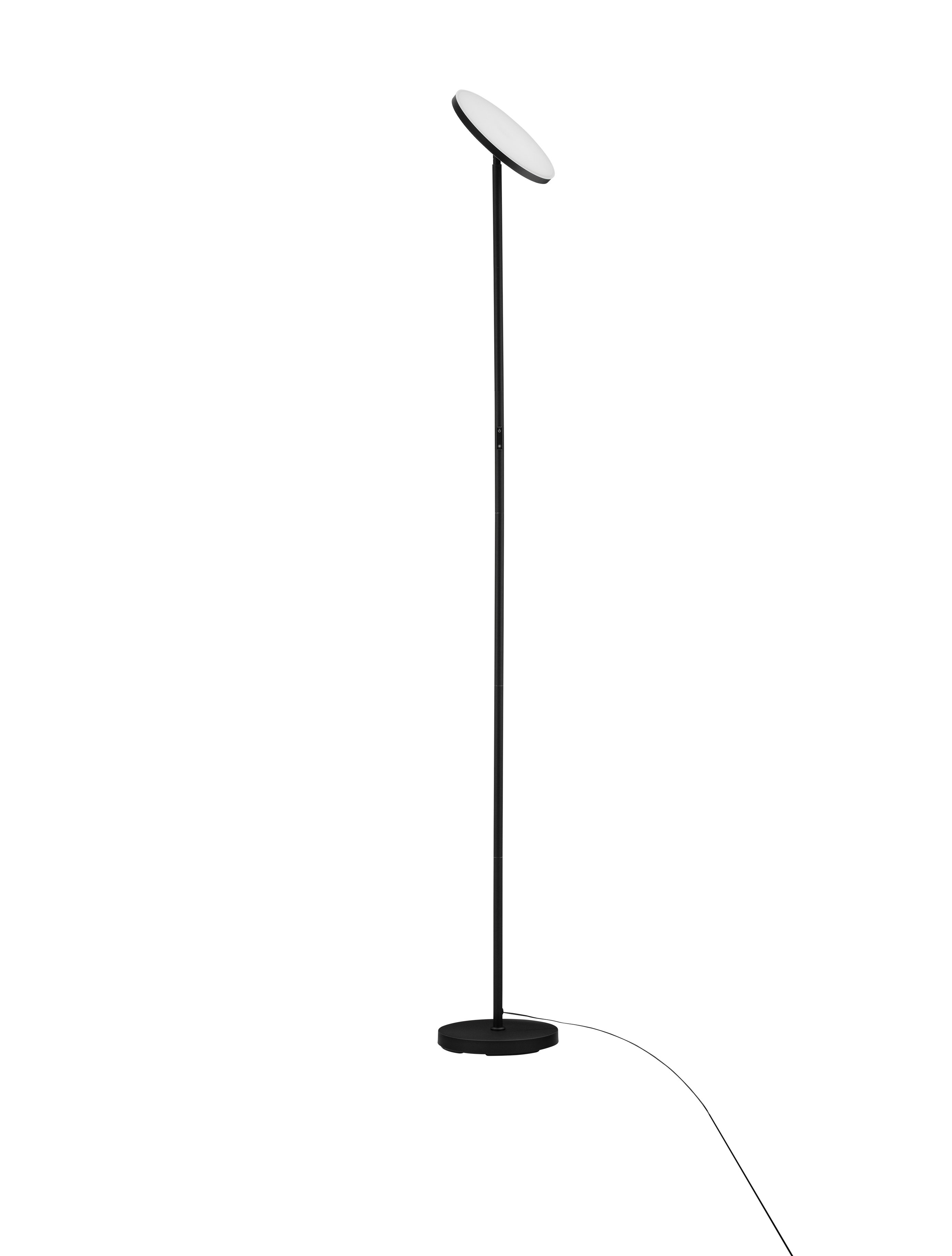 Nova Luce Sinkro - Stehleuchte - 25 x 180,6 cm - 30W dimmbar LED inkl. - Sand schwarz