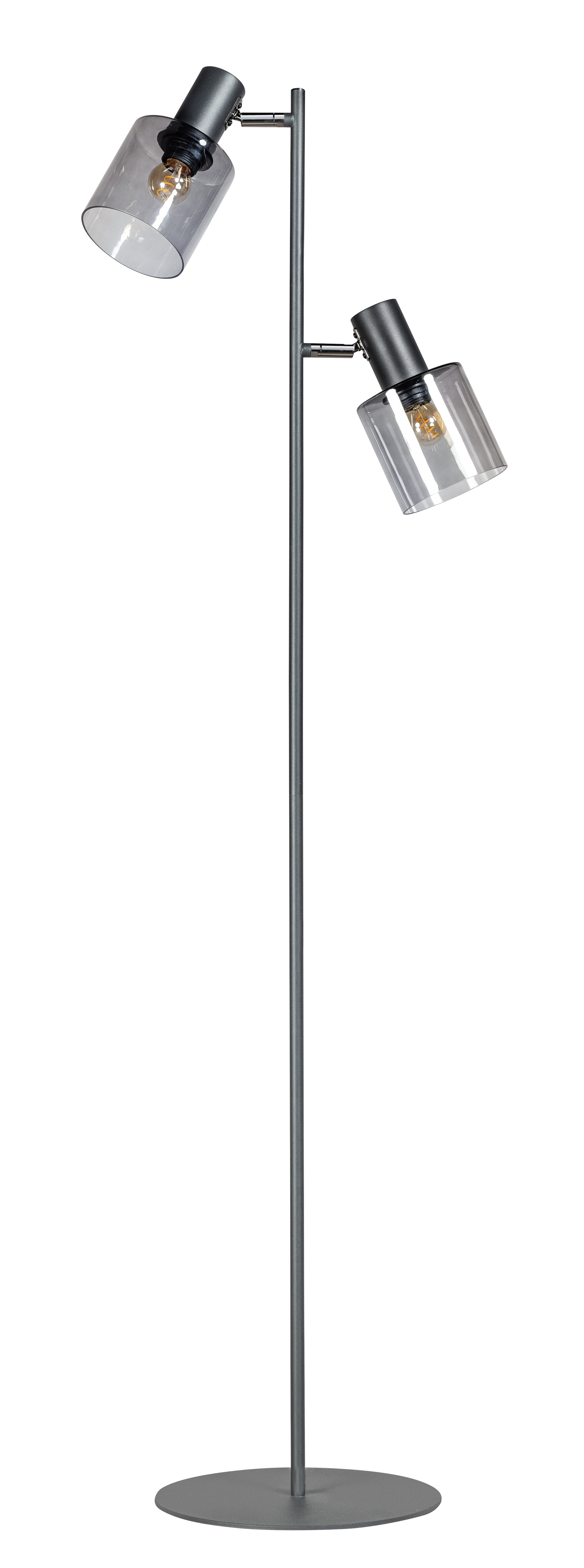 Eth Sledge Glass - Stehlampe - Ø 30 X 147, 2 Cm - Geräuchert
