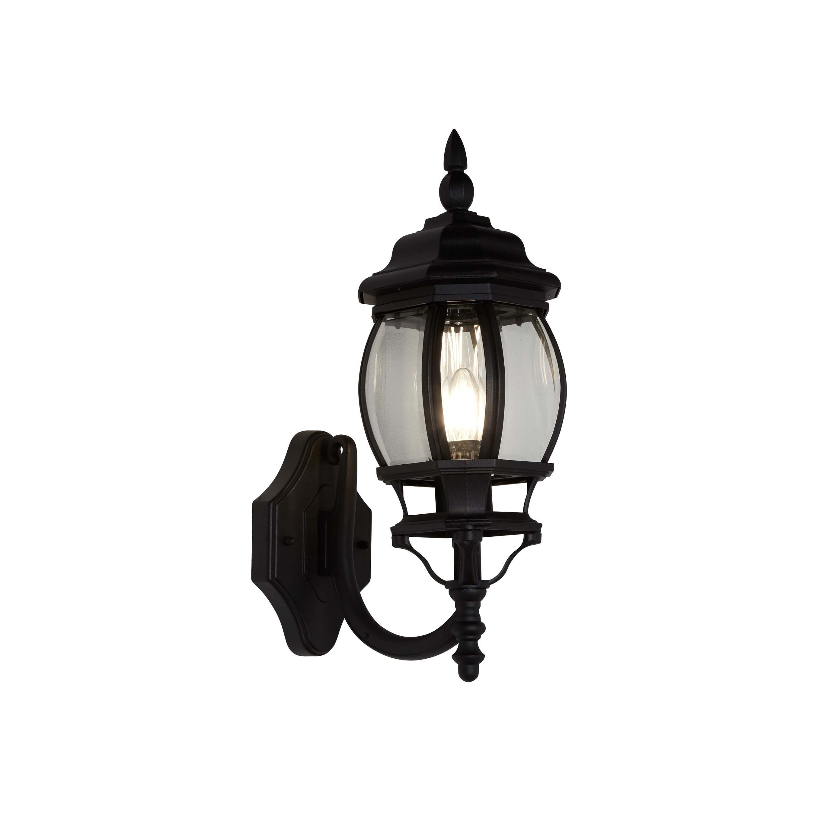 Searchlight Bel Aire - Außenwandleuchte - 16 X 45, 5 Cm - IP23 - Schwarz