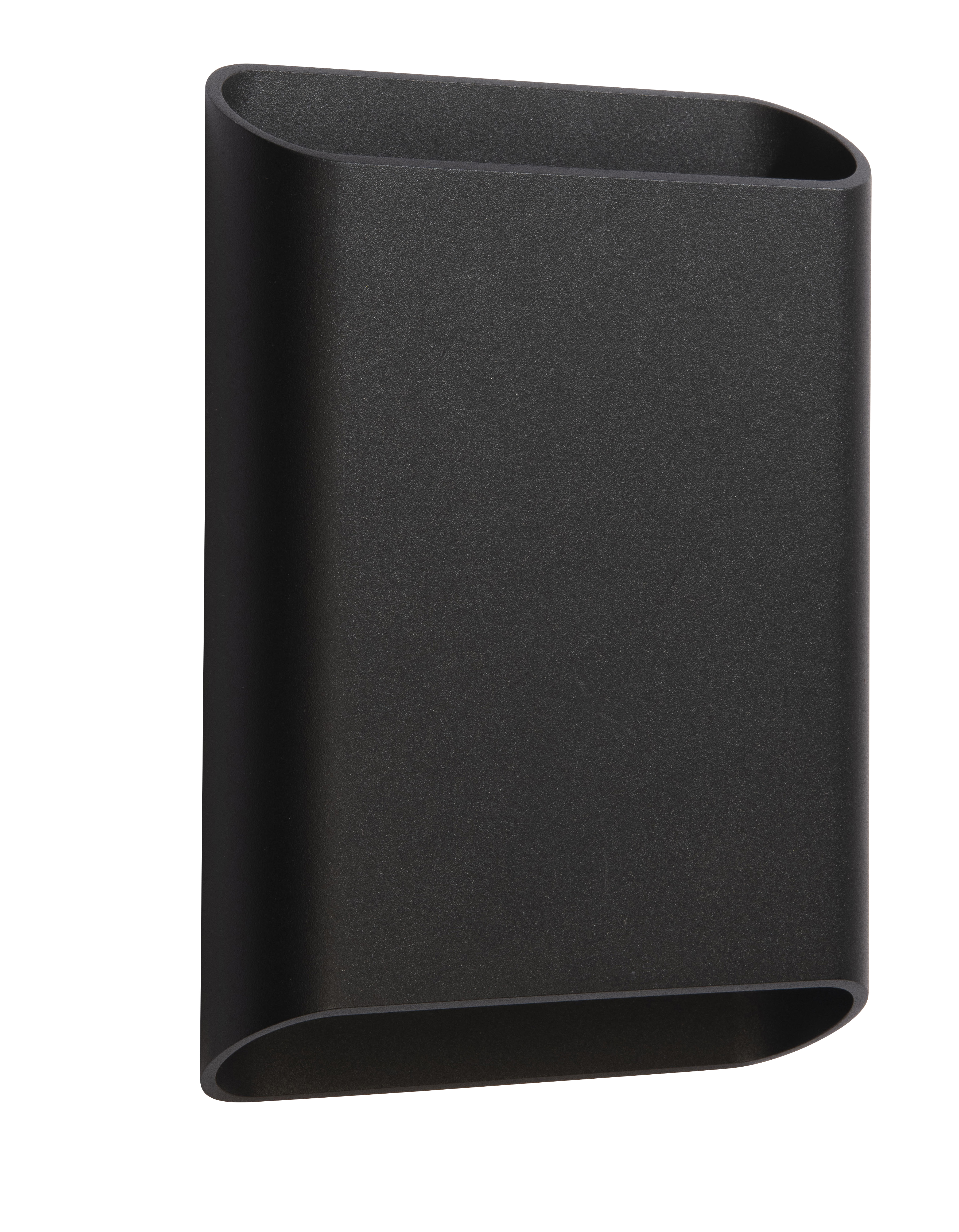Artdelight Diaz - Wandleuchte - 4 X 14, 5 X 20 Cm - 2 X 6W Led Inkl. - IP65 - Schwarz