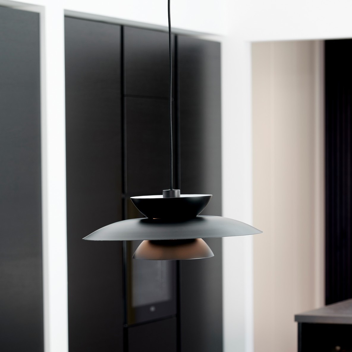 Nordlux Carmen - Hängeleuchte - Ø 45 X 215 Cm - Schwarz