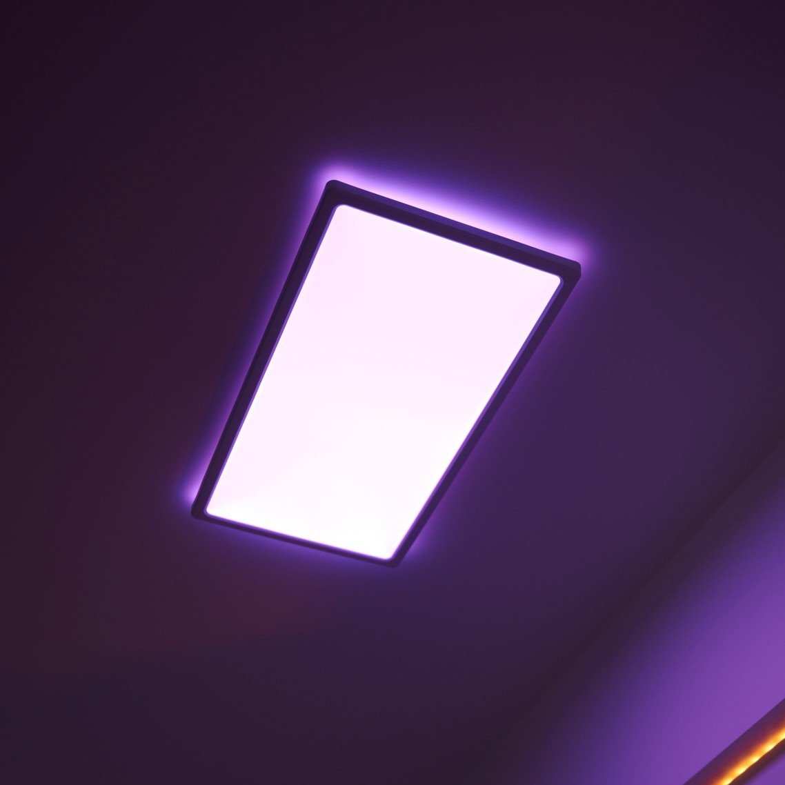Nordlux Smart Harlow - Deckenleuchte - Intelligente Beleuchtung - 59, 5 X 29, 4 X 2, 3 Cm - 21W Led Inkl - IP54 - Weiß