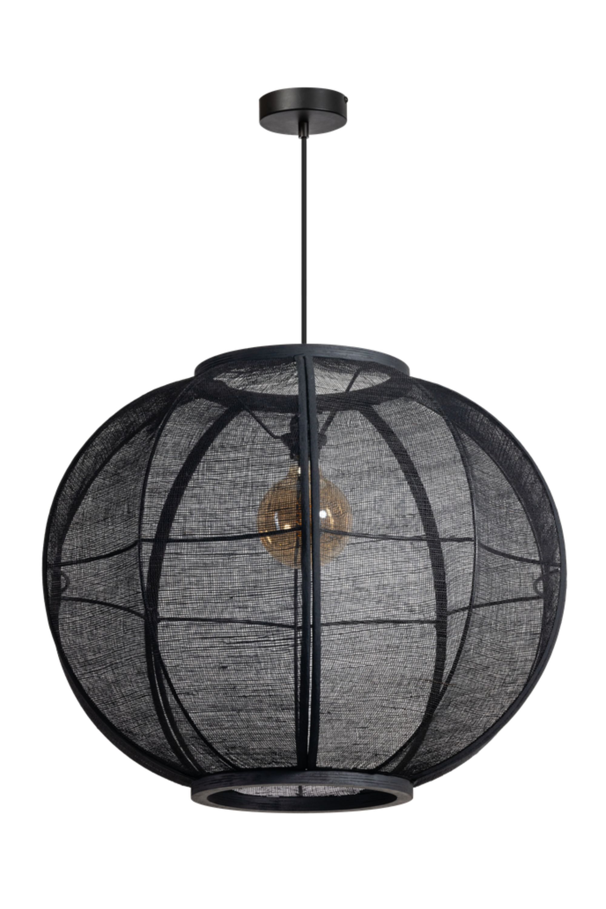Eth Fabric – Hängelampe – Ø 68 X 300 Cm – Schwarz