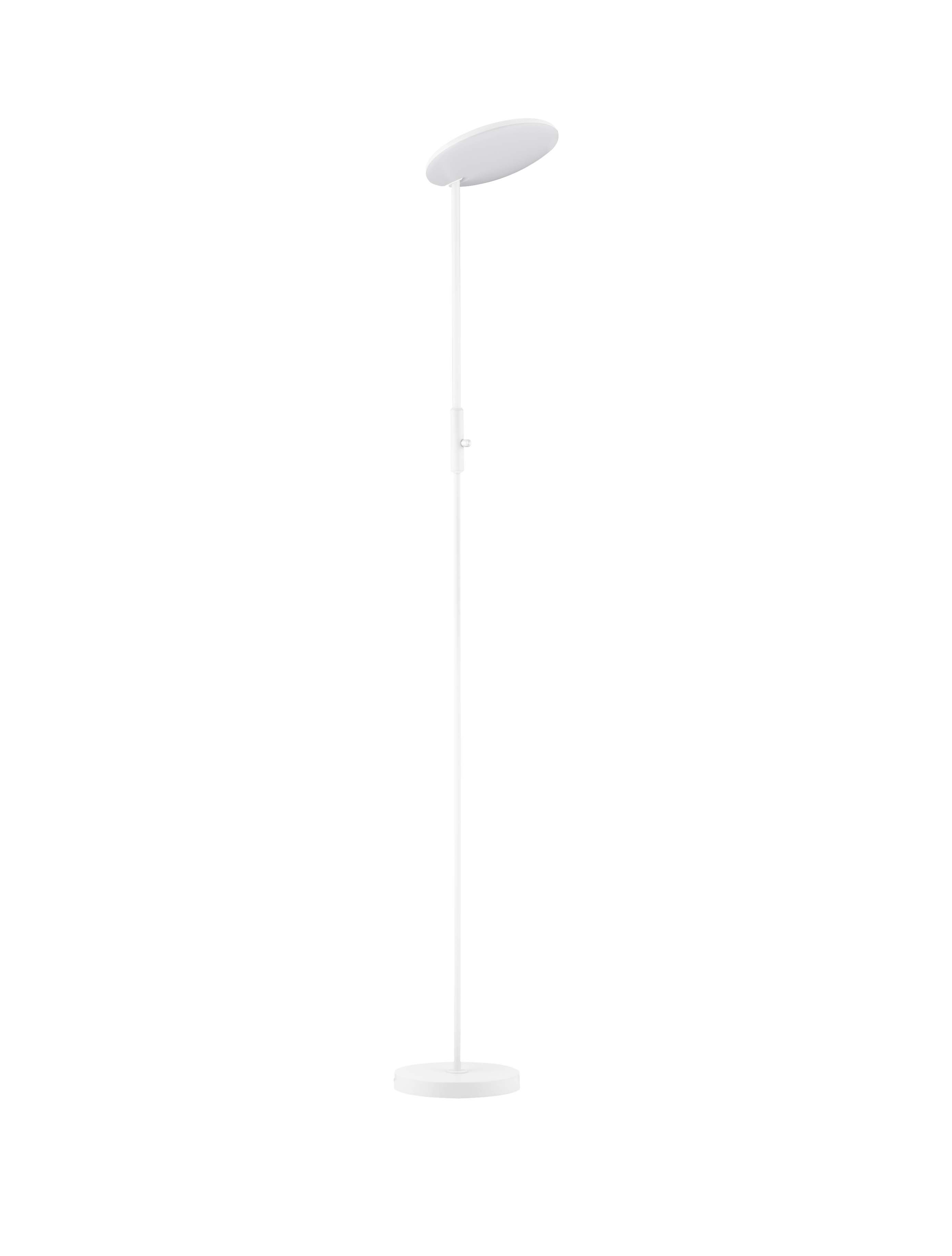 Nova Luce Notos - Stehleuchte - 27 x 205 cm - 30W dimmbar LED inkl. - Sand Weiß
