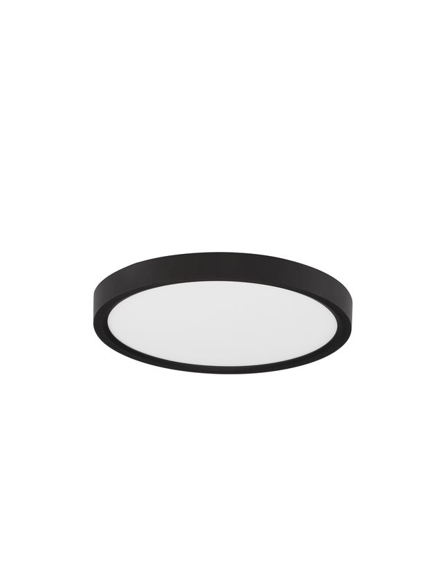 Nova Luce Dixie CCT - deckenleuchte - Ø 22 x 2,5 cm - 18W LED inkl. - sand schwarz