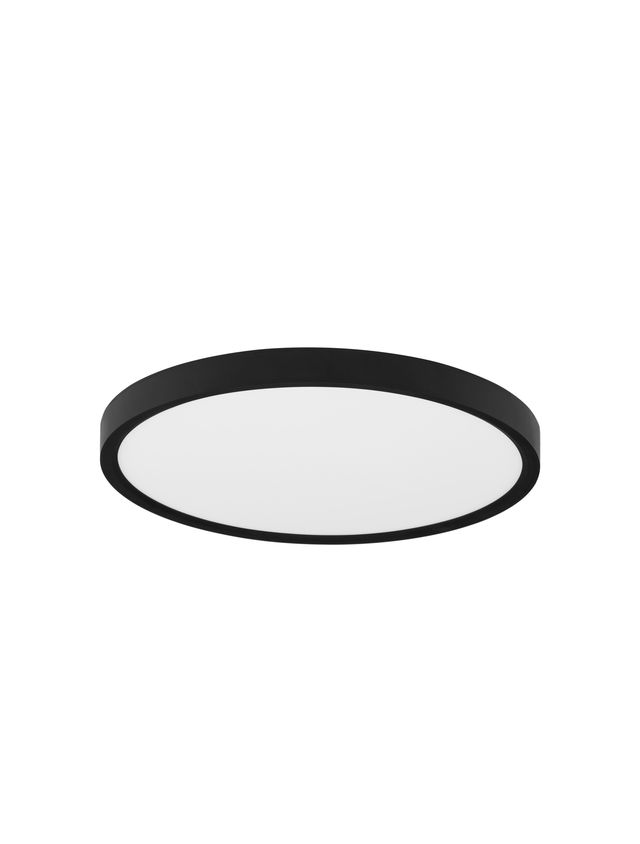 Nova Luce Dixie CCT - deckenleuchte - Ø 30 x 2,5 cm - 24W LED inkl. - sand schwarz