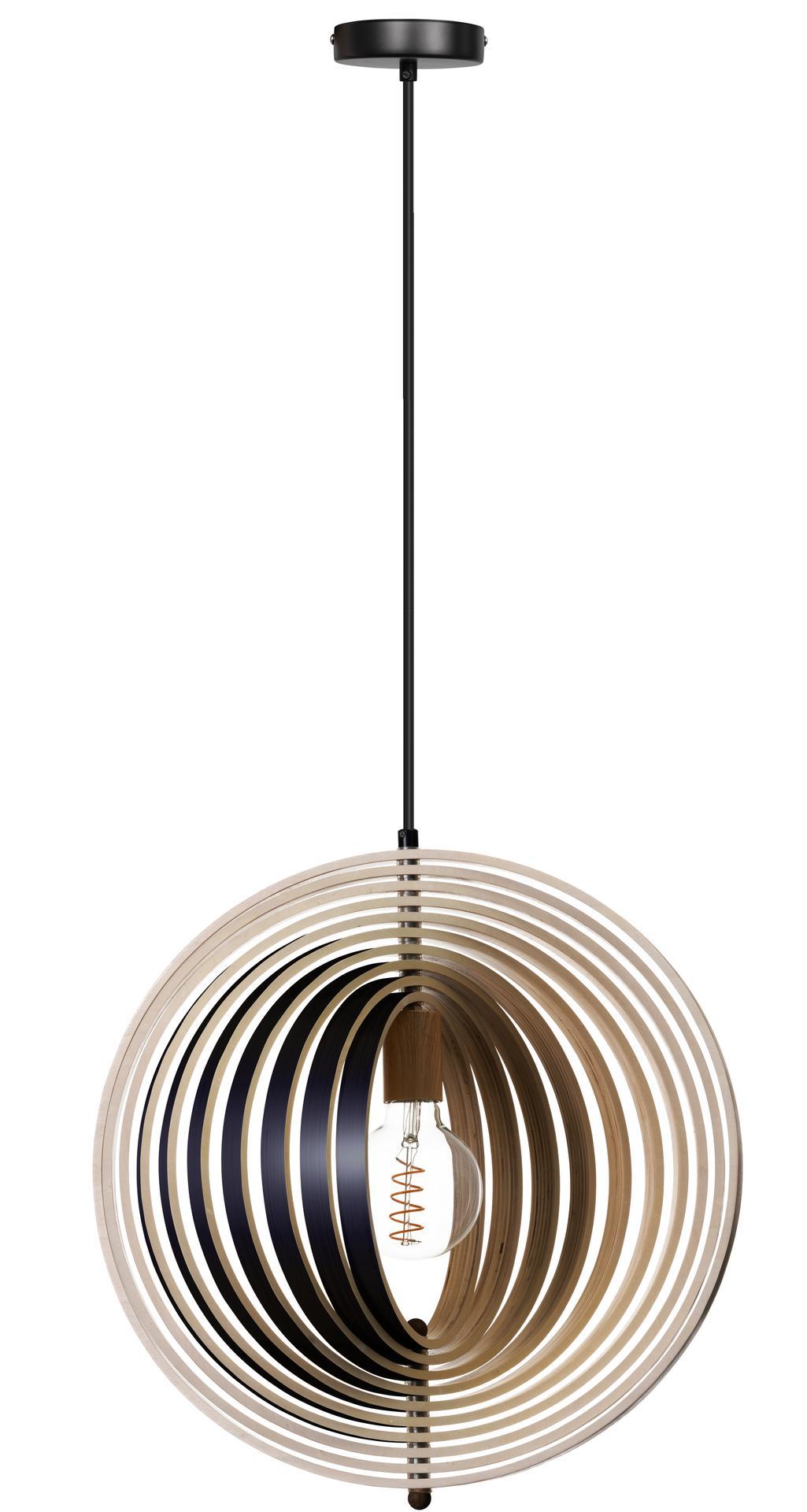 Eth Woody - Hängeleuchte - Ø 43, 5 X 200 Cm - Braun Und Schwarz