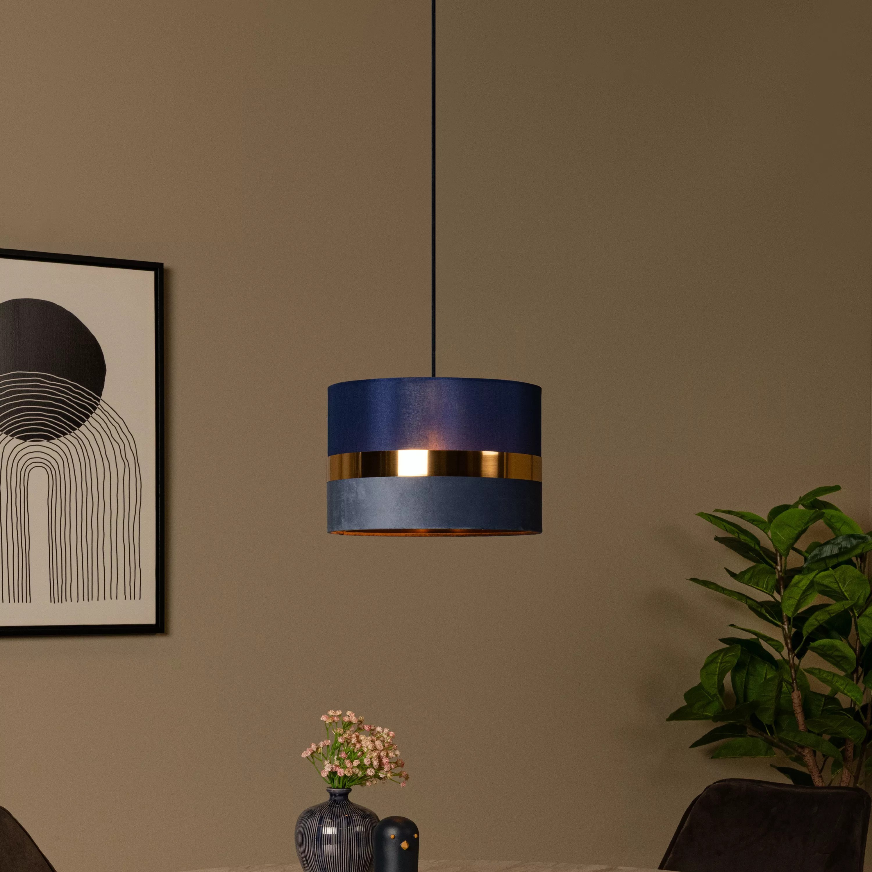 Lucide Extravaganza Tusse - Hängeleuchte - Ø 30 X 152, 5 Cm - Blau