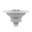 VK Lighting LED-Lampe - Ø 11,1 x 6,8 cm - GU10 - 12W LED inkl. dimmbar - 2700K - 45° - weiß