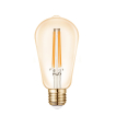 VK Lighting Glühlampe - Ø 6,4 x 13,8 cm - E27 - 7W dimmbar - 2200K - amber