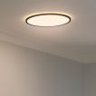 Nordlux Oja - Deckenleuchte für Badezimmer - Ø 42,4 x 2,3 cm - 3 Stufen Moodmaker SceneSelect Funktion (3000K-4000K) - 19W LED inkl. - IP54 - schwarz