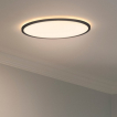 Nordlux Oja - Deckenleuchte - Ø 42,4 x 2,3 cm - 19W LED inkl. (3000K-4000K) - IP54 - schwarz