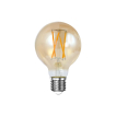 Vico Filament LED-Glühbirne dimmbar - Ø 7 x 8 cm - E27 - 6W - 2100K - amber
