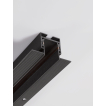 Nova Luce Planet 03 - zargenloses magnetisches Einbauprofil - 200 x 6,5 x 3,9 cm - sandschwarz