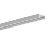 KLUS MICRO ALU - Profil - 1,5 x 0,6 cm - 200cm Länge - silber eloxiert