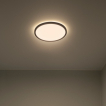 Nordlux Oja - Deckenleuchte - Ø 29,4 x 2,3 cm - 17W dimmbare LED inkl. (3000K/4000K) - IP54 - schwarz