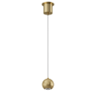 Artdelight Miami – pendelleuchte – Ø 10 x 218 cm – 10,8W dimmbares LED inkl. – warmgold