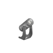 Century Italia Blaze - Bodenstrahler - 7,3 x 2,7 x 8,7 cm - 3W LED inkl - IP67 - grau - warmweiße Lichtfarbe