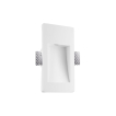Nova Luce Eurona - Wandeinbauleuchte - 16,5 x 8 cm - 1W LED inkl. - weißer Putz
