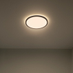Nordlux Oja - Deckenleuchte - Ø 29,4 x 2,3 cm - 3 Stufen Dimmer (2700K) - 18W LED inkl. - schwarz
