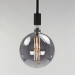 Vico LED-Glühlampe dimmbar - Ø 20 x 28 cm - E27 - 8W - 2700K - grau