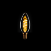 ETH Candle Spiral LED Filament - E14 - 3 Stufen dimmbar - 5W - 2200K - transparent