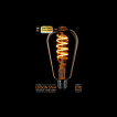 ETH LED-Spirale Edison - E27 - dimtone - 6W - 2700K bis 2200K - gold