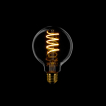 ETH Globe Spiral LED Filament - Ø 8 cm - E27 - dimmbar - 7,5W - 2200K - gold