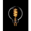 ETH Globe Spiral LED Filament - Ø 9,5 cm - E27 - 3 Stufen dimmbar - 7W - 2200K - transparent