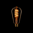 ETH Edison Spiral LED Glühfaden - E27 - 8W dimmbar - 2200K - gold