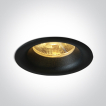 ONE Light Recessed Spots Fixed LED - Einbaustrahler - Ø 44 mm, Ø 38 mm Einbaugröße - 3W dimmbare LED inkl. - schwarz