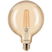 Century Italia LED-Glühlampe - Ø 12,5 x 17 cm - E27 - 11W dimmbar - 2200K - amber