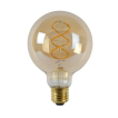 Lucide LED-Glühbirne - Ø 9,5 x 13,8 cm - E27 - 4,9W dimmbar - 2200K - amber