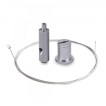 KLUS RD-1 - Montageset inklusive Kabel 150cm - satiniert silber
