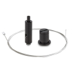 KLUS RD-1 - Befestigungsset inklusive Kabel 150cm - schwarz