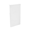 Nova Luce - lineares Beleuchtungsprofil - Endkappe - weißer Aluminiumrahmen