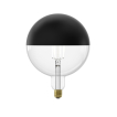 Calex Kalmar Top Mirror LED-Lampe - Ø 20 x 26,5 cm - E27 - 6W dimmbar - 1800K - schwarz