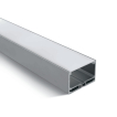 ONE Lichtprofil mit Diffusor - 5 x 3,2 cm - 200 cm Länge - Aluminium und Opal