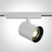 ONE Light COB Shop Range - Stromschienenstrahler - Ø 10 x 10 cm - DALI - 35W dimmbare LED inkl. - weiß - warmweiße Lichtfarbe