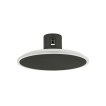 Nova Luce Libo - Lichtpunkt Magnetschienensystem - Ø 16 x 6 cm - 6W LED inkl. - Sand schwarz